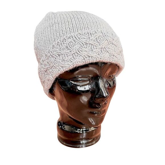 3/$15 Talbots Gray Soft Knit Beanie Hat - Picture 2 of 4